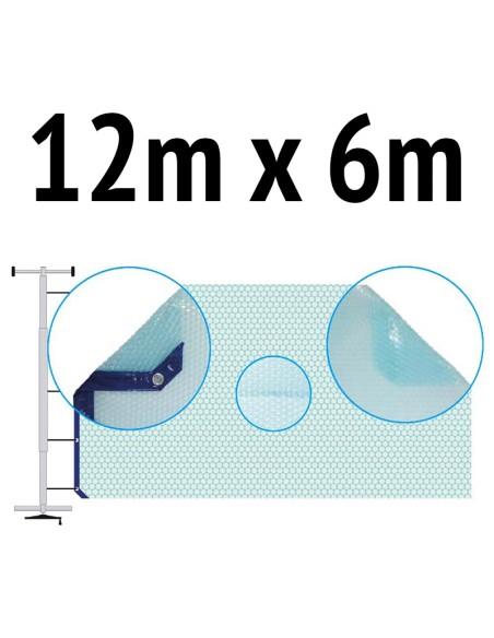 Cobertor solar burbuja  simple POOLSTYLE 12.00x6.00mt 400mc ICP-700-0081