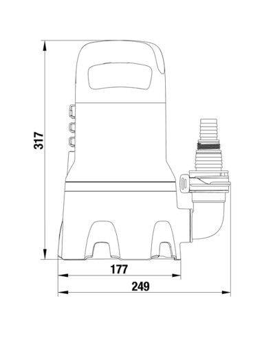Bomba achique GARDENA agua sucia   9000   300W...
