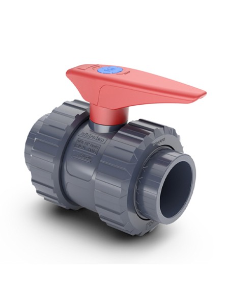 Valvula bola PVC-U H-H   50mm PN16 HIDROTEN Basic 1011078 (presion)