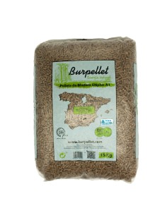 Pellet madera BURPELLET pino saco 15kg EN-Plus A1 BURPELLET6
