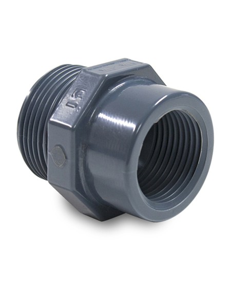 Reduccion PVC PRESION tuerca M-H    1/2"-3/8"