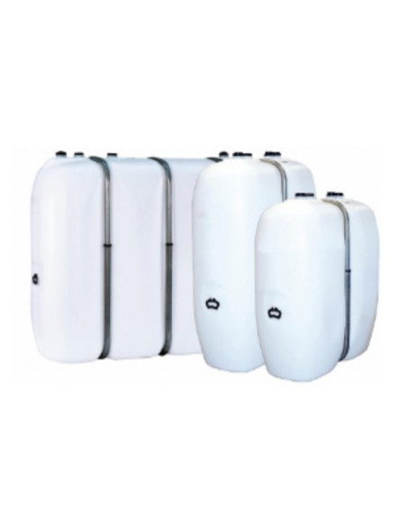 Deposito gasoil PE 1000 lt horizontal (bateria)