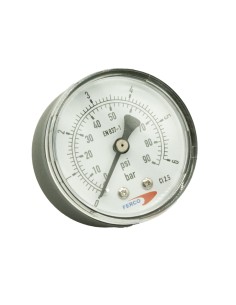 Manometro 0-  6bar toma posterior ¼" FERCO 146