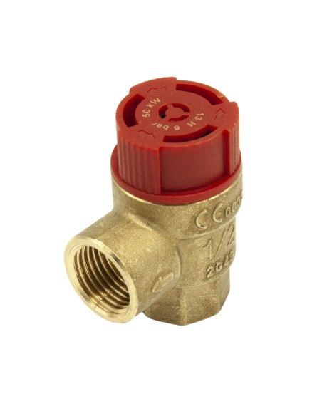 Valvula seguridad CMF-roja H 1/2" 3bar s/t manometro