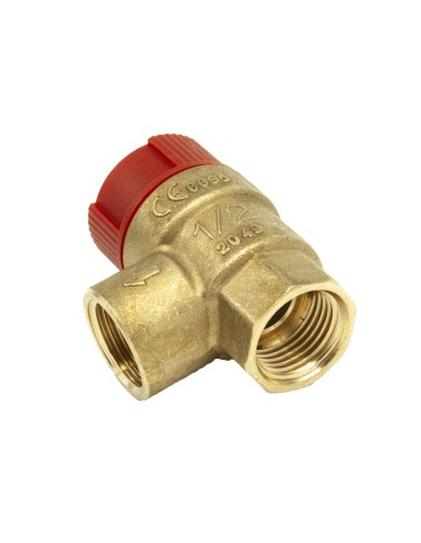 Valvula seguridad CMF-roja H 1/2" 3bar s/t...