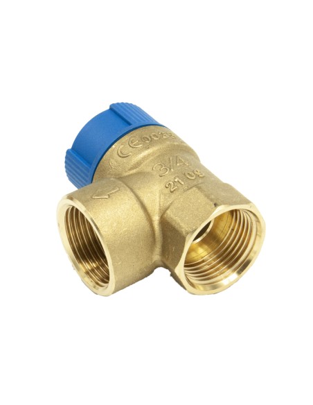 Valvula seguridad ACS-azul H-H 1/2" 3 bar s/t manometro