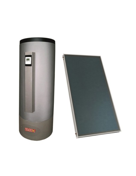 Equipo solar forzado TRADESA 200lt Drain Back 1 captador