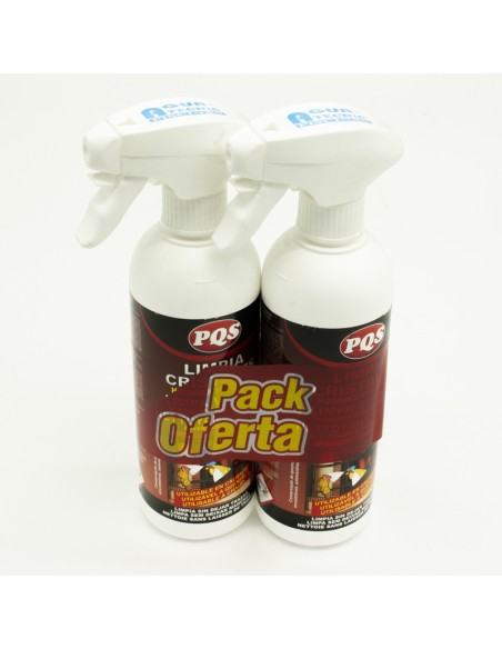 Limpiacristrales estufa PQS 500ml 1300428 (x2)