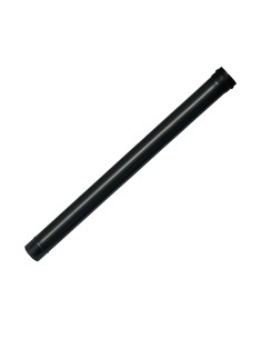 Tubo CHIM simple   80mm 1000mm vitrificado negro