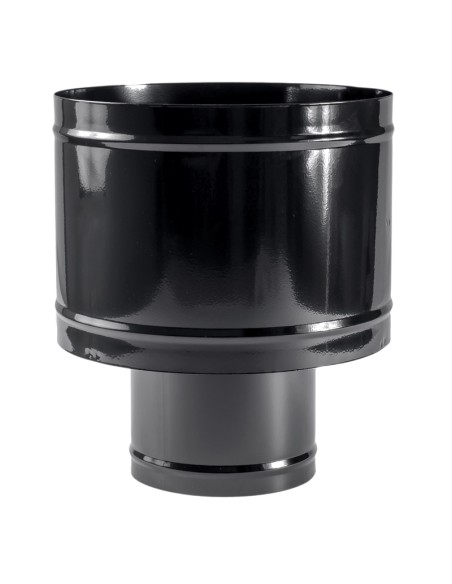 Salida humos tubo chimenea 200mm EXOJO deflector Exoleña AV200 antilluvia