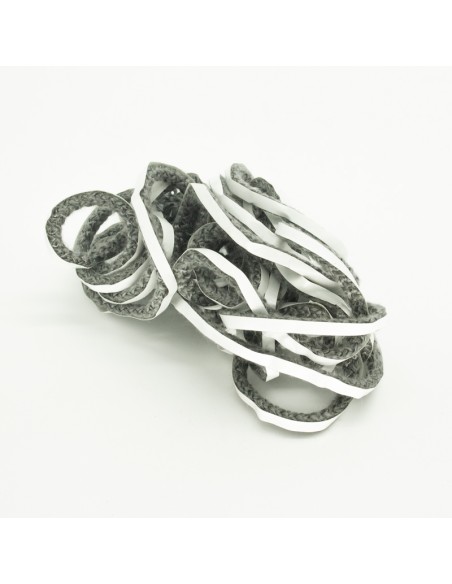 Junta estufa/chimenea HERGOM trenza fibra 1/4" cristal Shelburne/E-10 Plus/Arce/C-10 99J14 (5mt)