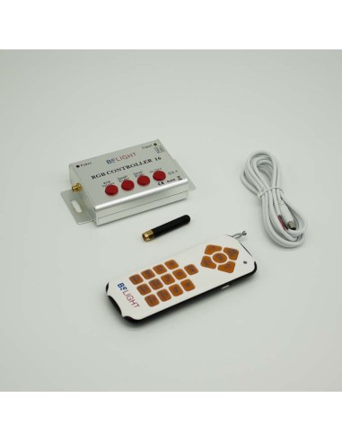 Modulador foco piscina BS LIGHT controlador proyector + mando RGBCONTROLLER16 (BSV)
