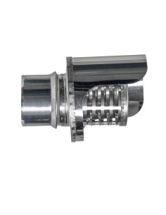 Deflector CHIM simple 100mm horizontal AISI316L...