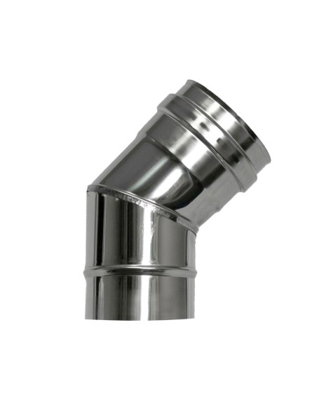 Codo CHIM simple 100mm 45º AISI316L