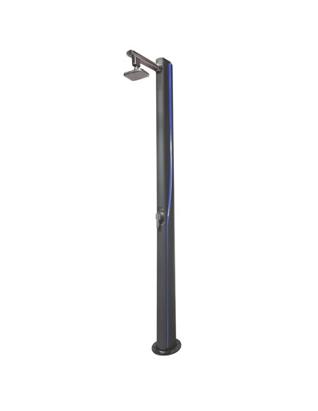 Ducha solar QP 25lt recta azul 500071G