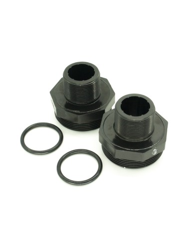 Racord filtro piscina HAYWARD pasamuros 1½" (juego 2und) 500201201000