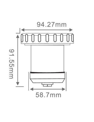 Foco piscina hormigon TTM proyector de nicho...