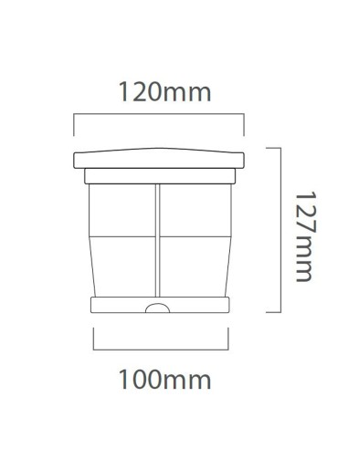 Proyector suelo led TTM empotrable 3W - blanca...