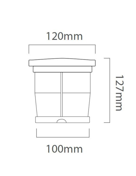 Proyector suelo led TTM empotrable 3W - blanca 270lm