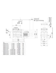 Bomba piscina SPECK Badu Top ES 16  1.15cv mf 16m3/h... 2