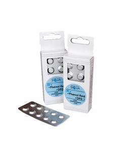 Reactivo analizador pastilla SIQUA Phenol Red + DPD1 7111