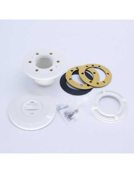 Boquilla aspiracion piscina liner ASTRAL ext.2" int.50mm 00332 Blanca