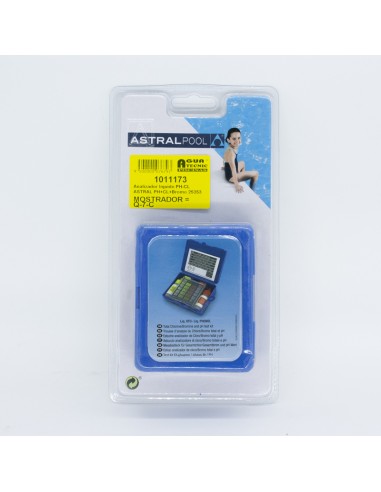 Analizador agua piscina ASTRAL Pooltester PH+CL+Bromo 25353 de gotas