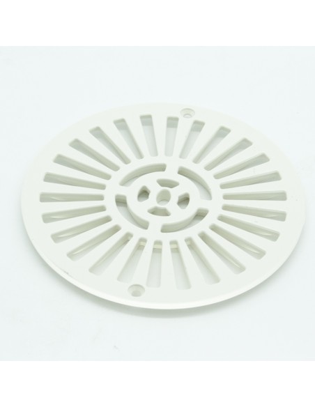 Reja sumidero piscina ASTRAL circular 2" hormigon 4402020201 blanca