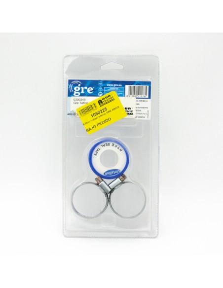 Teflon + abrazaderas GRE AR510