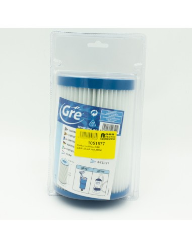 Cartucho filtro piscina GRE para AR121/AR118 AR86
