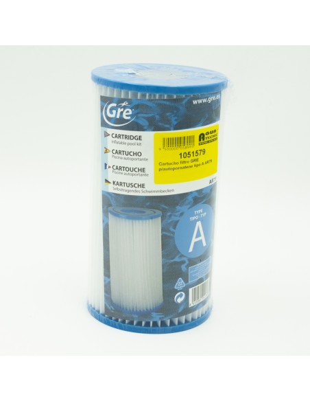 Cartucho filtro piscina GRE para autopornatene tipo A AR79 (compatible Intex A)