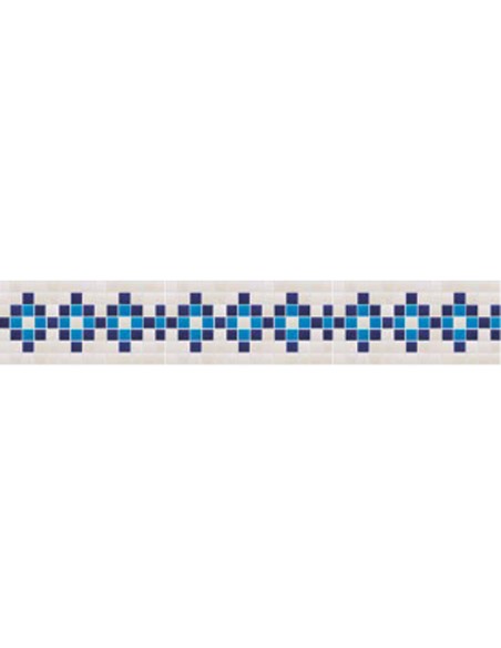 Gresite EDERGLASS cenefa 2.5 Apolo HTK mt/lineal