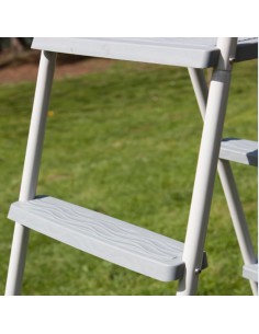 Escalera piscina desmontable GRE 134cm ET1213 2