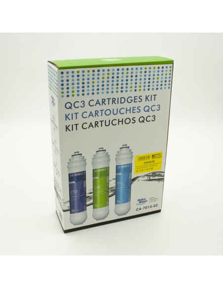 Filtros osmosis HW QC3 Kit 3 filtros (1 sedimentos + 2 carbon) CA-7014-02