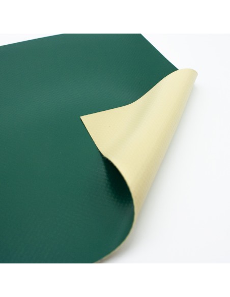 Cobertor proteccion piscinas PVC 630 mod. Verde/Beige x m2