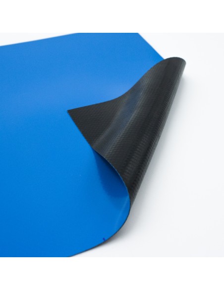 Cobertor proteccion piscinas PVC 630 mod. Azul/Negro x m2