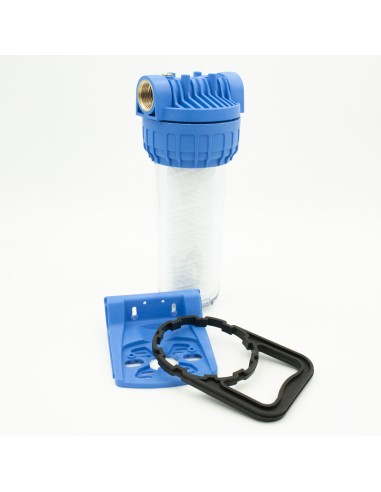 Portafiltros HW 10" vaso transparente  ¾" (con...