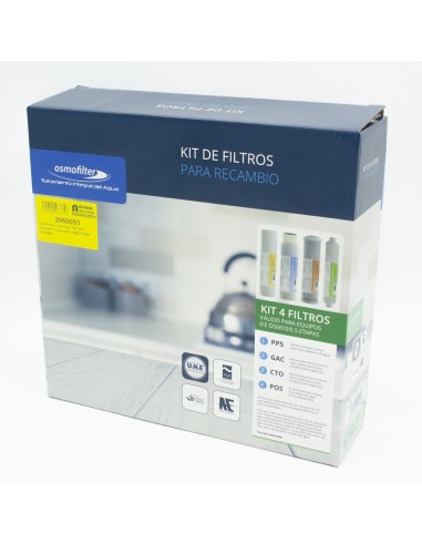 Filtros osmosis 10" OSM kit 4 filtros (1...