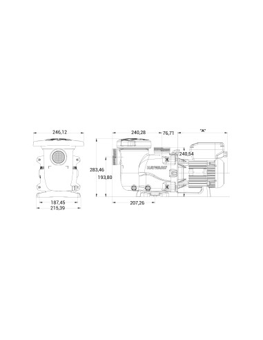Bomba piscina HAYWARD Max Flo XL 1.00cv mf VSTD...