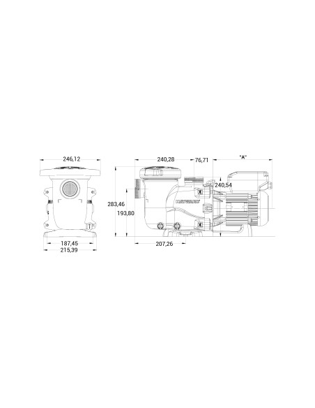 Bomba piscina HAYWARD Max Flo XL 1.00cv mf VSTD SP2310VSTD