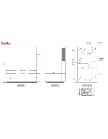 Caldera gasoil TRADESA ZS  GTI 30 calefaccion y acs