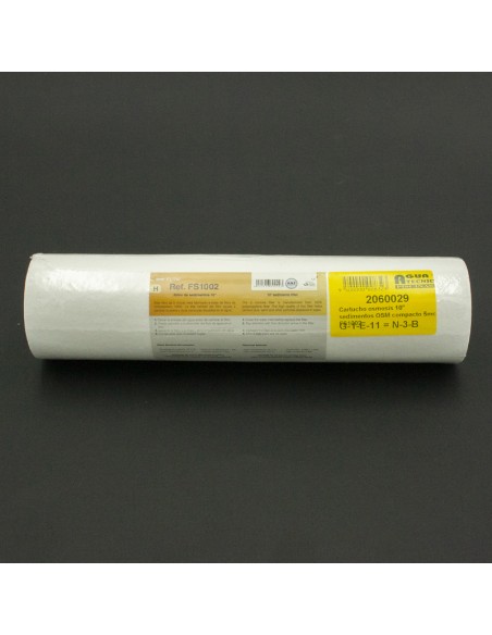 Cartucho osmosis 10" sedimentos OSM compacto 5mc FS1002