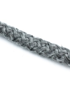 Junta estufa/chimenea HERGOM trenza fibra 1/4" cristal... 2