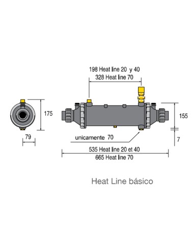 Intercambiador de calor ZODIAC Heat Line 20...