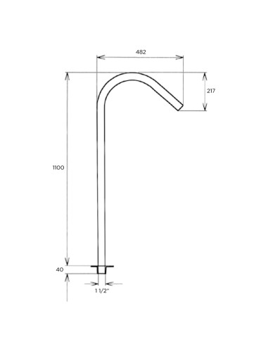 Cañon FLEXINOX Tahiti AISI316 87187010