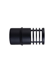 Deflector CHIM simple   80mm horizon vitrifi negro EXOPELLET