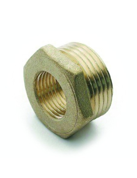 Reduccion LATON tuerca hexagonal M-H   3/4"-1/2"  mod.75g