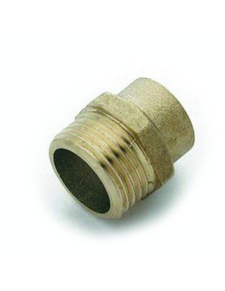 Entronque LATON roscar-soldar M-H   3/4"-18mm  mod.243g