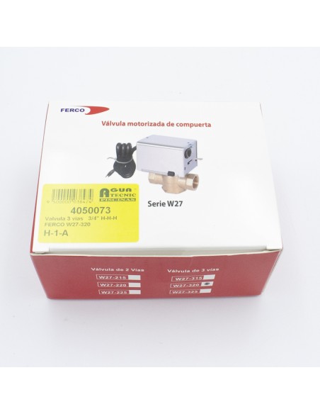 Valvula 3 vias   3/4" H-H-H FERCO W27-320