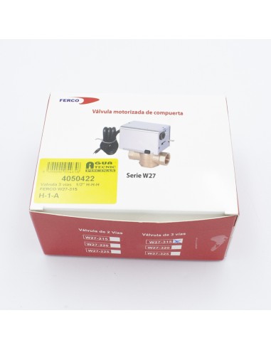 Valvula 3 vias   1/2" H-H-H FERCO W27-315